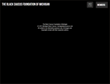 Tablet Screenshot of michiganblackcaucus.org